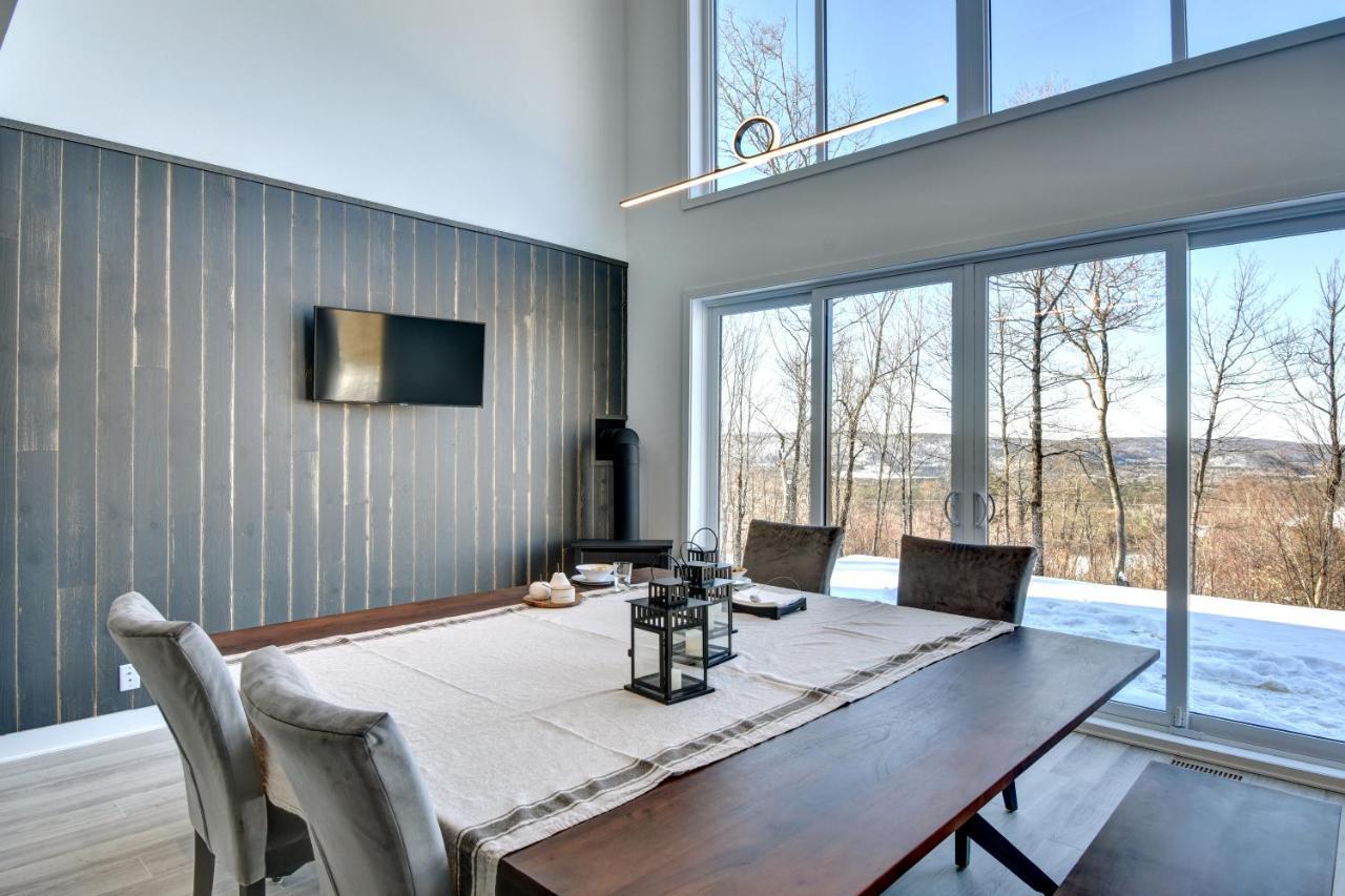 Вилла Chalet Serenity - Mont Tremblant Ski - Spa Sauna Wifi Tv Privet Chic Modern House Ла-Консепсьон Экстерьер фото
