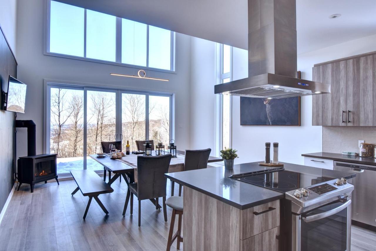 Вилла Chalet Serenity - Mont Tremblant Ski - Spa Sauna Wifi Tv Privet Chic Modern House Ла-Консепсьон Экстерьер фото