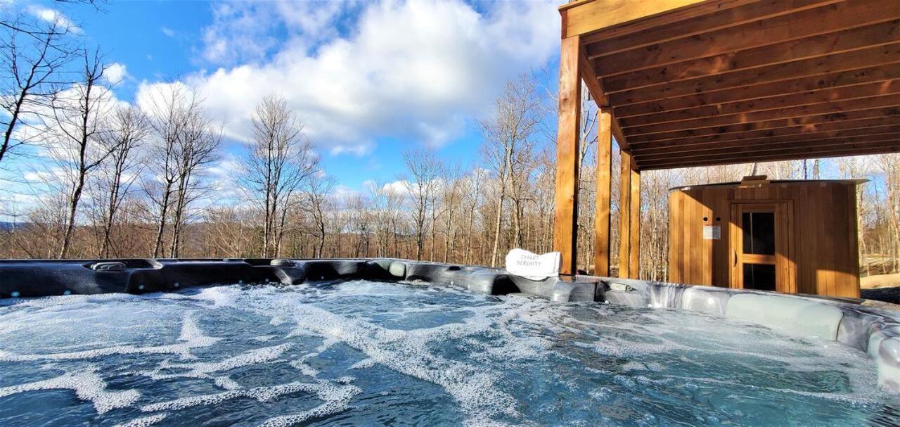 Вилла Chalet Serenity - Mont Tremblant Ski - Spa Sauna Wifi Tv Privet Chic Modern House Ла-Консепсьон Экстерьер фото